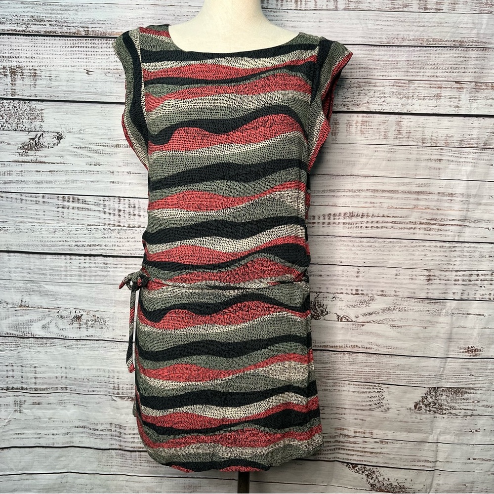 Skunk Funk Size‎ 2 Organic Cotton Mini Dress Short Sleeve Lagenlook